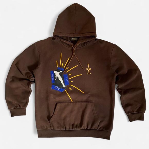 Brown Travis Scott Highest In The Room Not For Decoding Hoodie - size xxl - Picture 4 of 6